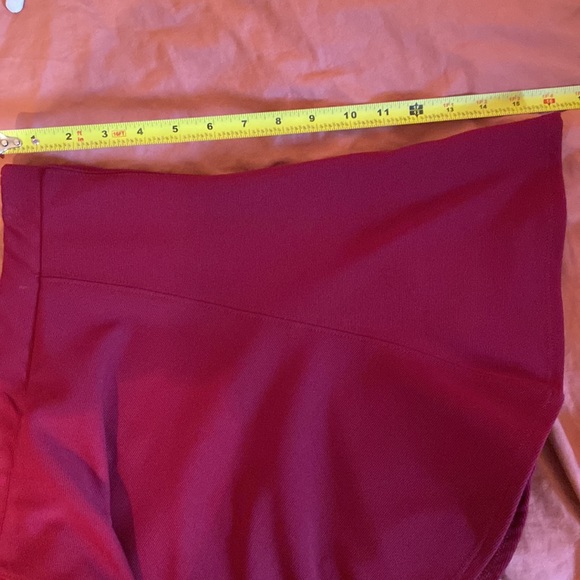 Silence&Noise Urban Outfitters fall M red mini skirt/skater skirt/cottagecore - Picture 7 of 7